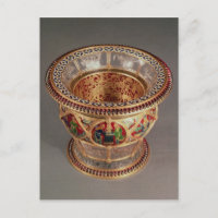 Schachtel mit Plique-a-jour und Garnelen