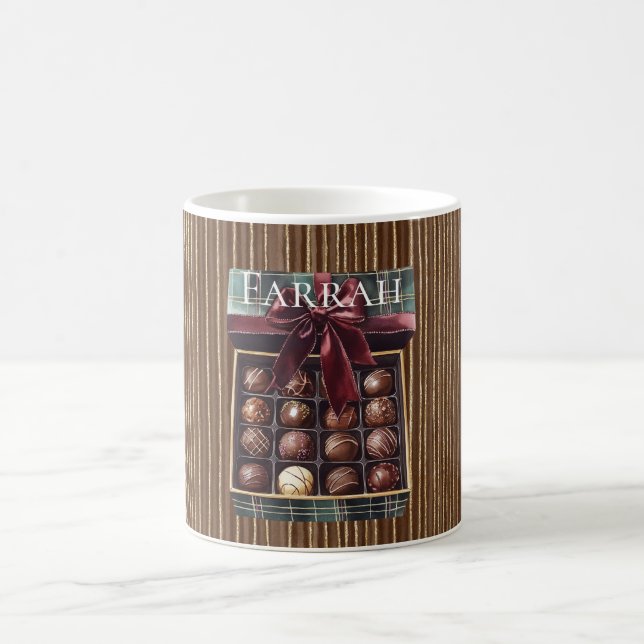 Schachtel Schokolade Weihnachten Kaffeetasse (Mittel)