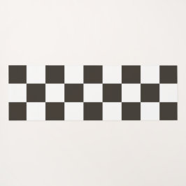 Schachtel (Schwarz und Weiß) (Muster des Schachbre Yogamatte