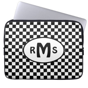 Schachtel Schwarz/Weiß Laptopschutzhülle