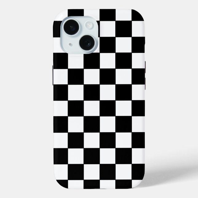 Schachtel weiß und schwarz Case-Mate iPhone hülle (Rückseite)