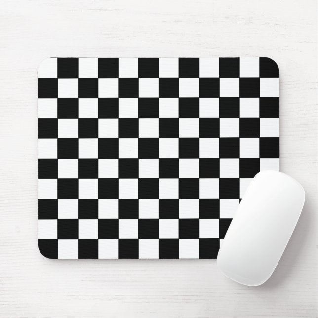 Schachtel weiß und schwarz mousepad (Mit Mouse)