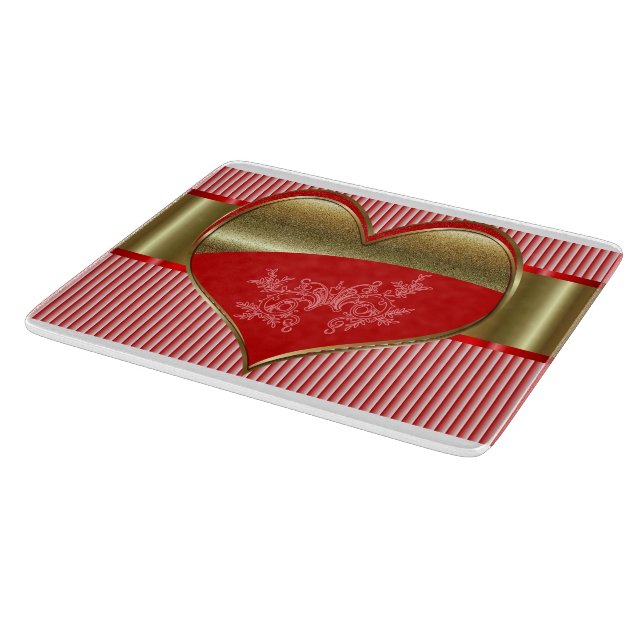Schachteln für die Hearts Glass Cutting Board Schneidebrett (Ecke)