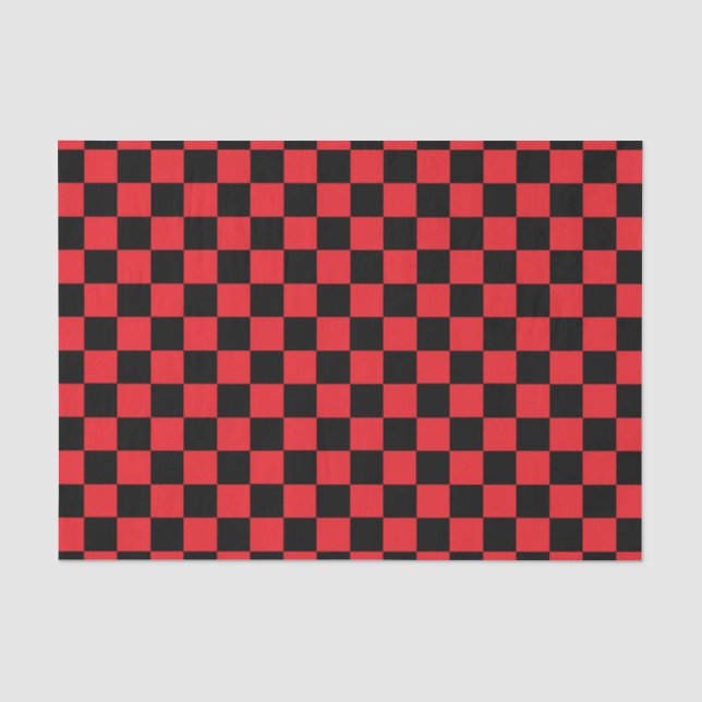 Schachtelrot und schwarz seidenpapier (Vorderseite)