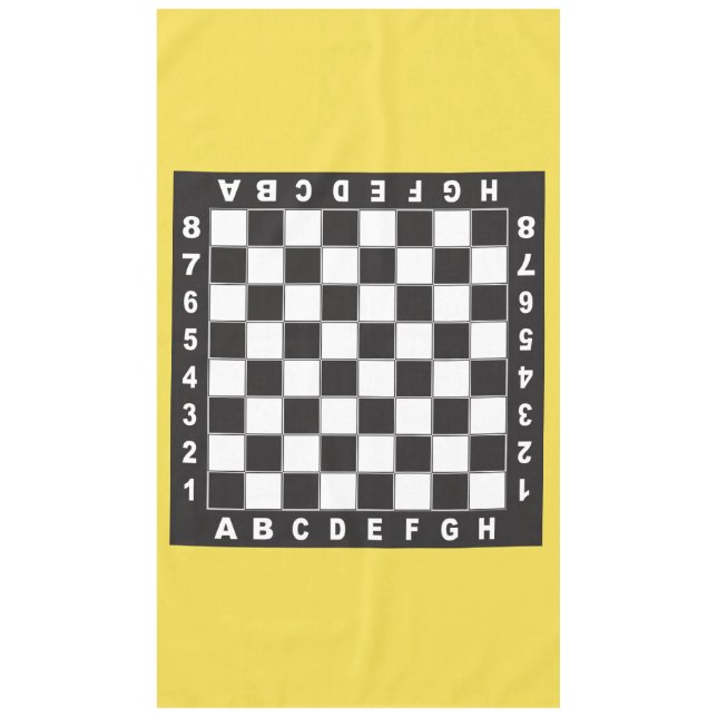 Schachtisch-Wettbewerb Tischdecke (Vorderseite)
