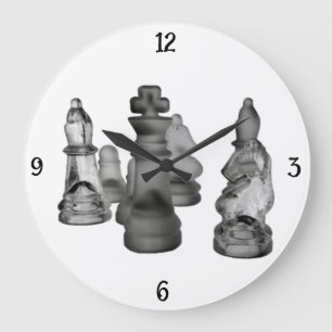 Schachuhr Große Wanduhr