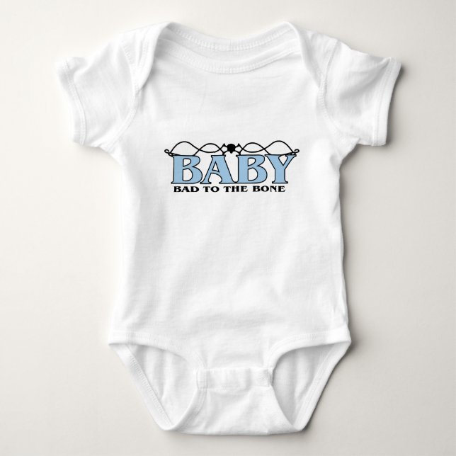 Schade für den Bone Baby Boy Strampler (Vorderseite)