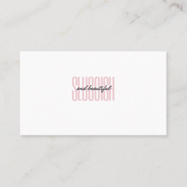 Schade und schön telefonnummerkarte (Vorderseite)