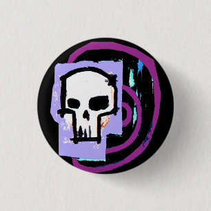Schädel 12 button