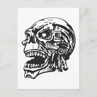 Schädel 134 postkarte