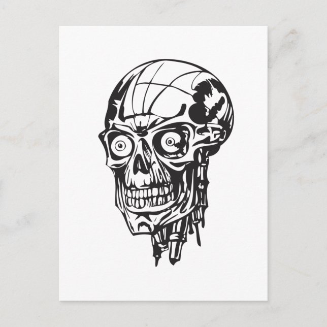 Schädel 138 postkarte (Vorderseite)