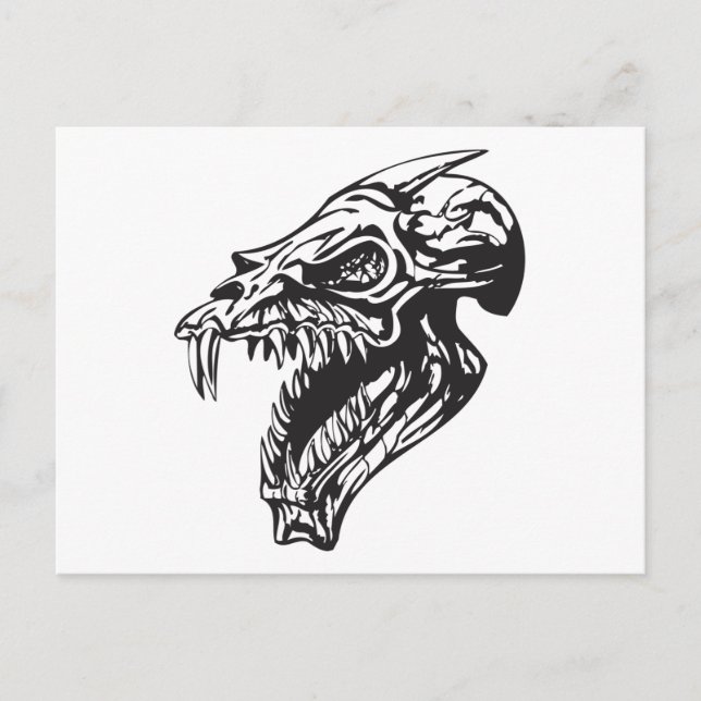 Schädel 154 postkarte (Vorderseite)