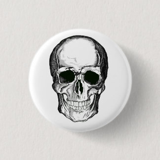 Schädel-Abzeichen Button