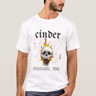 Schädel am Feuer T-Shirt