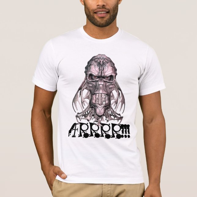 Schädel Arrrr Shirt (Vorderseite)