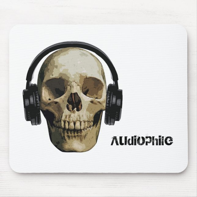 Schädel Audiophile Mousepad (Vorne)