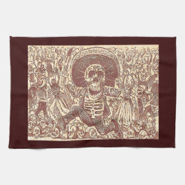 Schädel aus Oaxaca, La Calavera Oaxaqueña Handtuch