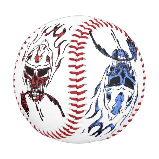 Schädel Baseball (Schrägansicht)