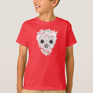 Schädel-Blumen T-Shirt