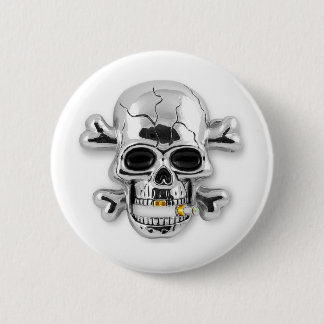 Schädel Button