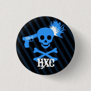 Schädel Button