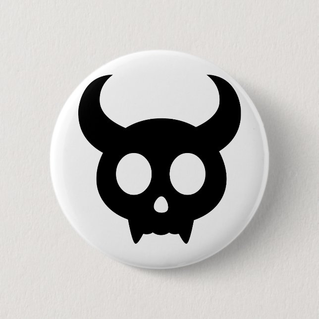 Schädel Button (Vorderseite)