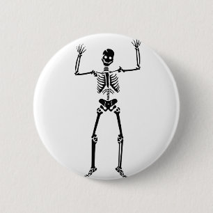 Schädel-Button (Halloween) Button
