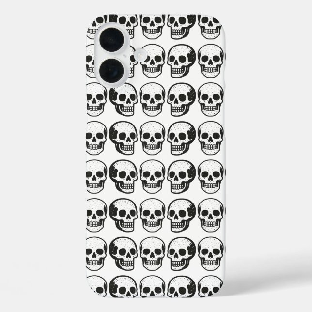 Schädel Case-Mate iPhone Hülle (Rückseite)