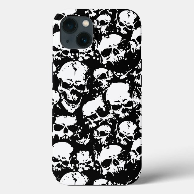 Schädel Case-Mate iPhone Hülle (Rückseite)