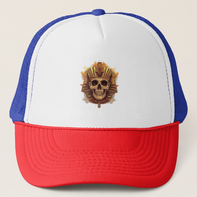 Schädel des Pharaos Truckerkappe (Vorderseite)