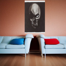 Schädel des reinen Bösen | AI Art Poster