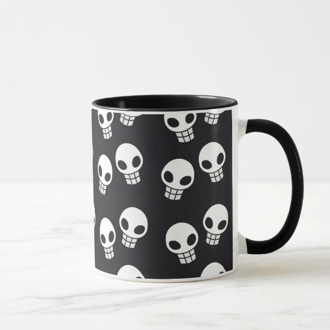 Schädel-Druck Tasse (Rechts)