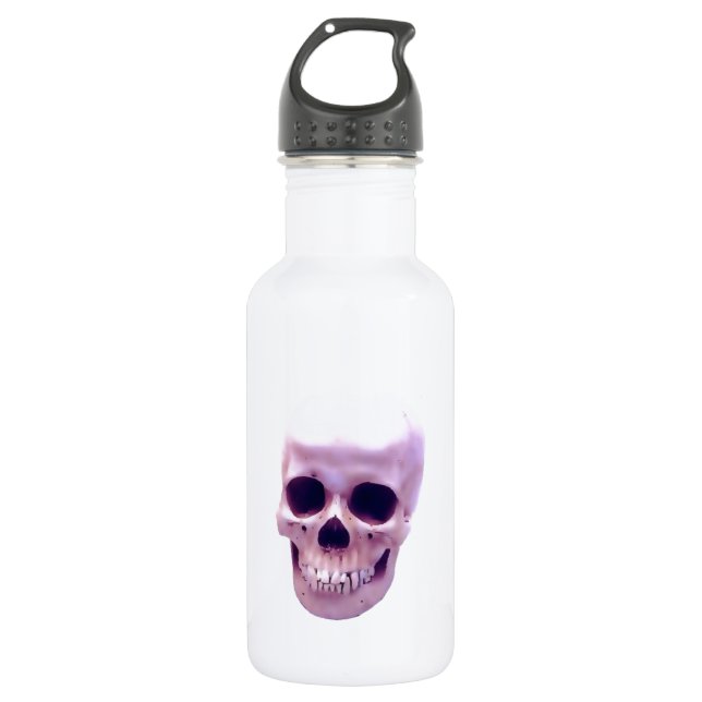 Schädel Edelstahlflasche (Vorderseite)
