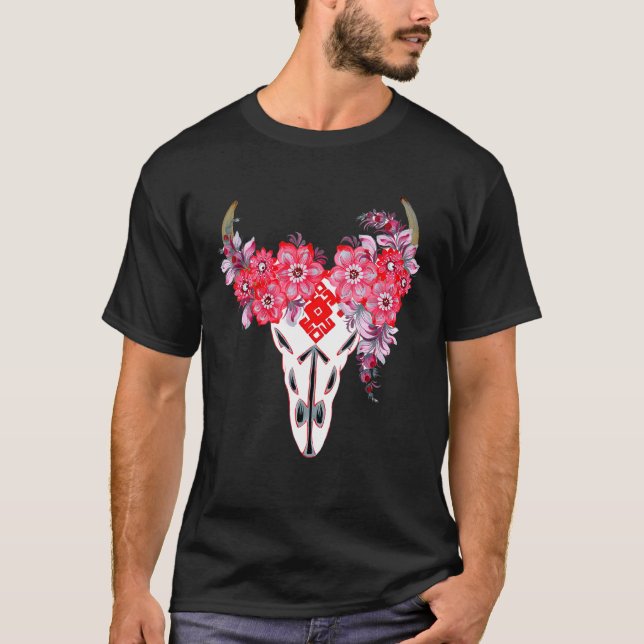 Schädel einer Kuh T-Shirt (Vorderseite)