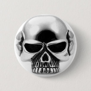 SCHÄDEL-ENTWURF BUTTON