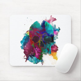 Schädel,- Explosion der Tinte ,(Skull -, Ink Mousepad