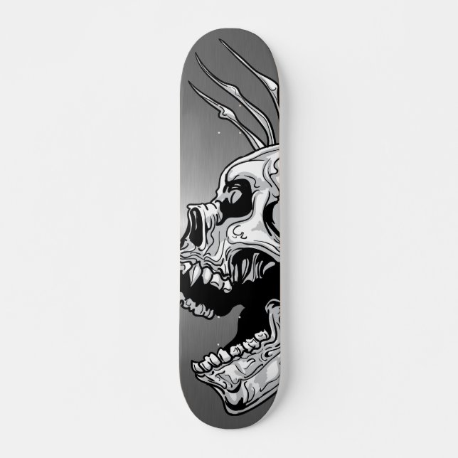 Schädel-Falke Skateboard (Vorne)