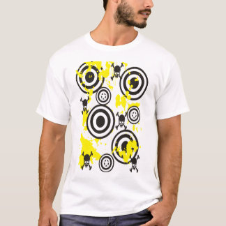 Schädel-Farben-Spritzer T-Shirt