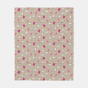 Schädel Fleecedecke