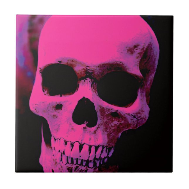 Schädel Fliese (Vorderseite)