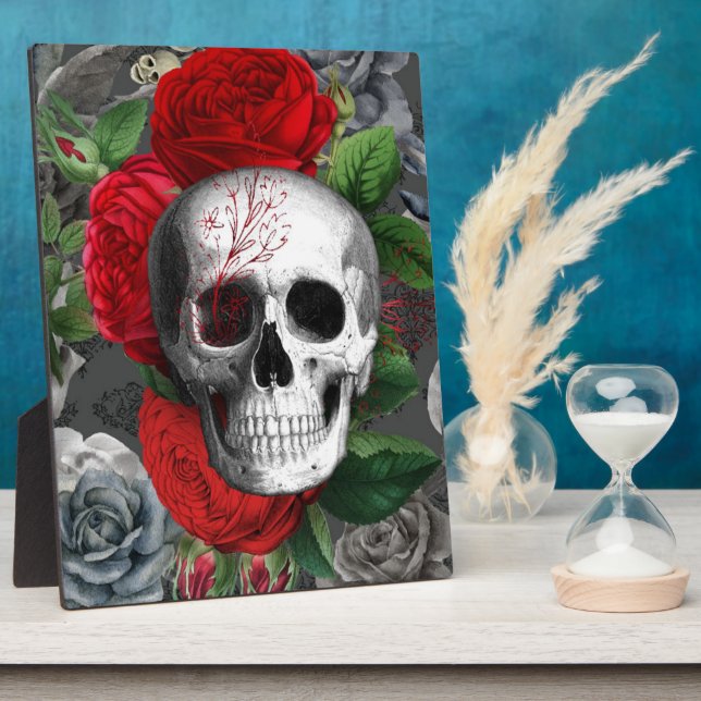 Schädel Fotoplatte (Seite)