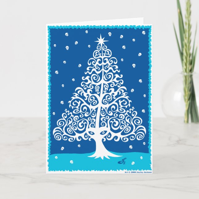 Schädel für Weihnachten (Vorderseite)