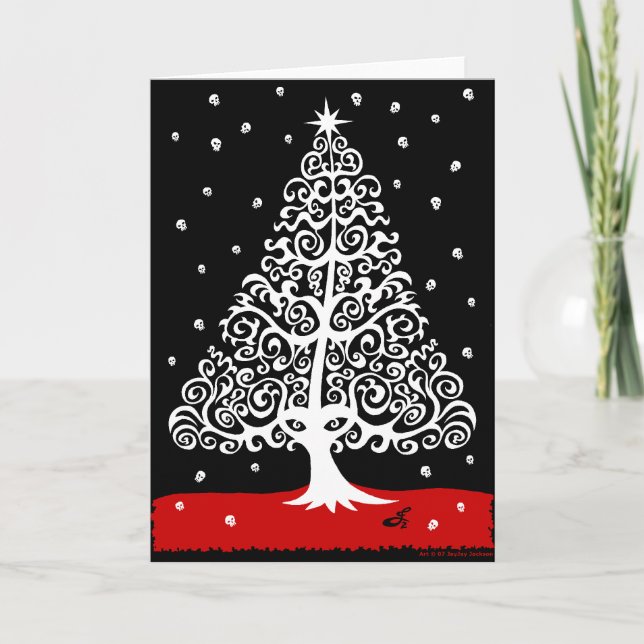 Schädel für Weihnachten (Vorderseite)