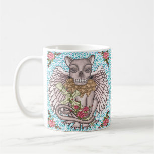 Schädel-Gargouille Kaffeetasse