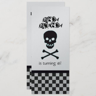 Schädel-Geburtstags-Party Einladung