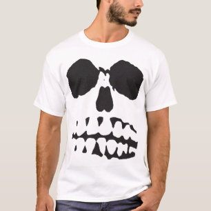 Schädel-Gesicht T-Shirt