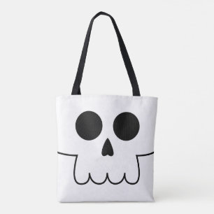 Schädel-Gesichts-Halloween-Taschen-Tasche