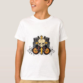 Schädel-Gitarren-Lautsprecher T-Shirt