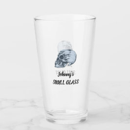 Schädel Glas