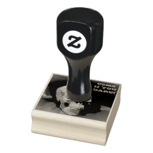Schädel Gummistempel